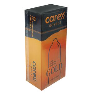 Carex Royal Gold Color Premium Condom - 10Pcs (Malaysia)